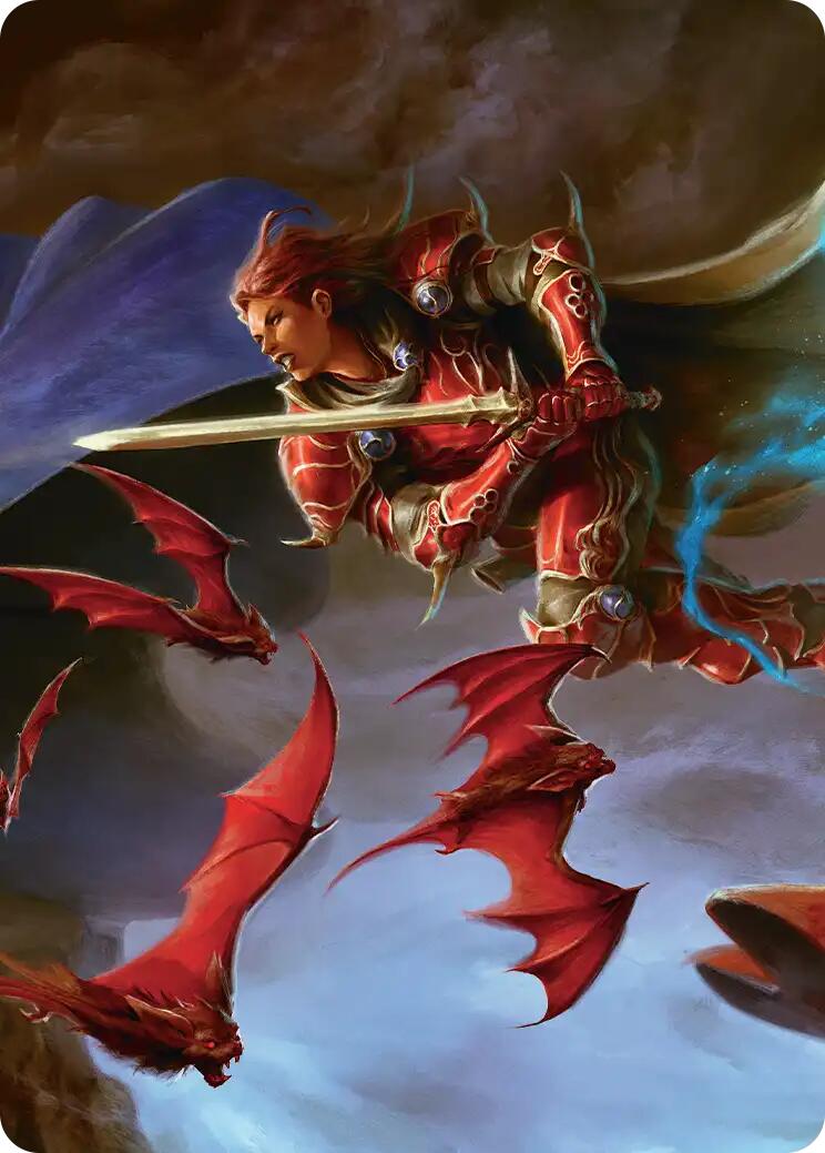 The Destined Warrior Scene Art Card [FINAL FANTASY Art Series] | Gear Gaming Bentonville