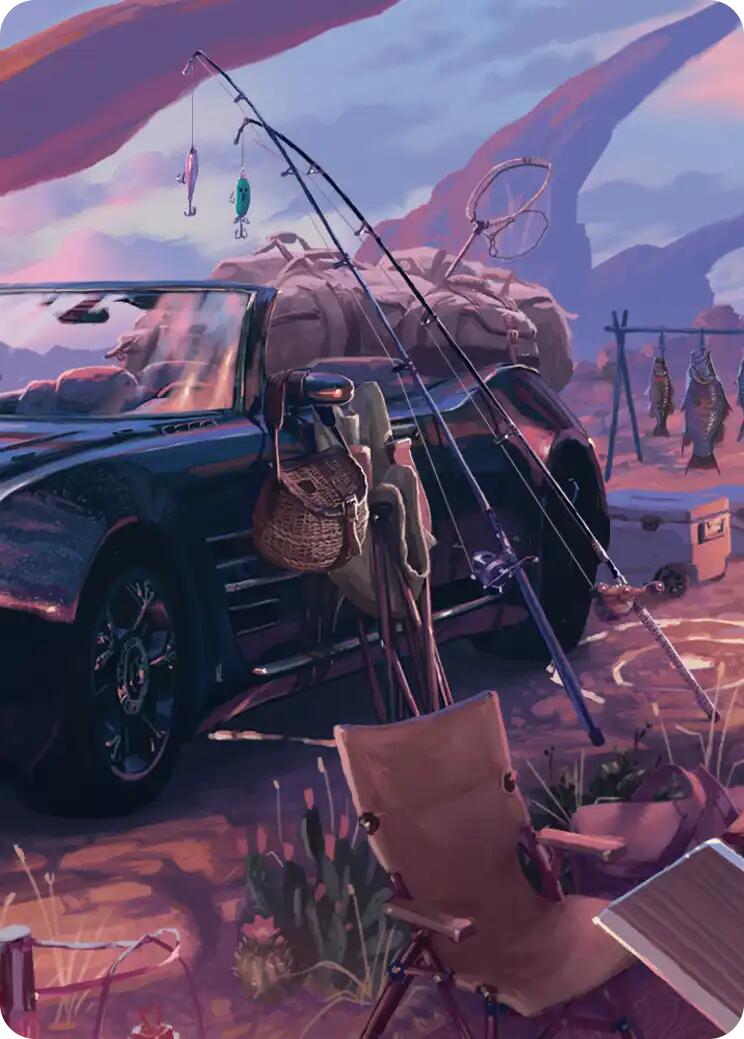 Fishing Gear Scene Art Card [FINAL FANTASY Art Series] | Gear Gaming Bentonville