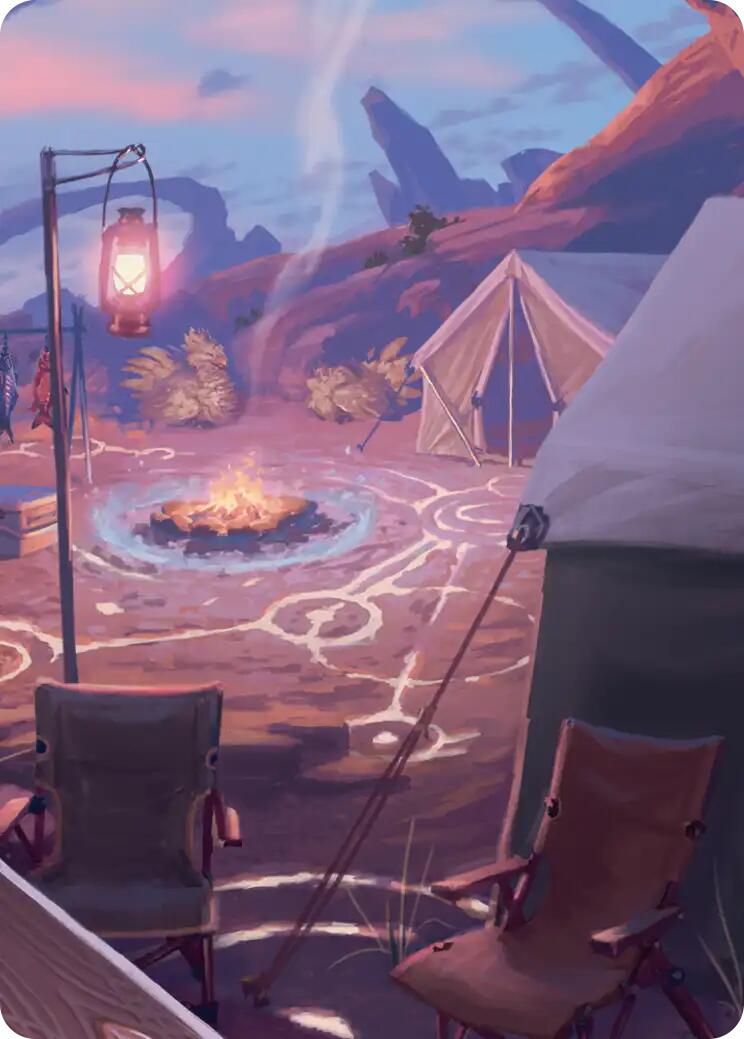 Chocobo Camp Scene Art Card [FINAL FANTASY Art Series] | Gear Gaming Bentonville