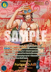 Portgas.D.Ace (119) (Red Super Alternate Art) [Carrying On His Will] | Gear Gaming Bentonville