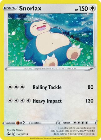 Snorlax (SWSH032) [Sword & Shield: Black Star Promos] | Gear Gaming Bentonville