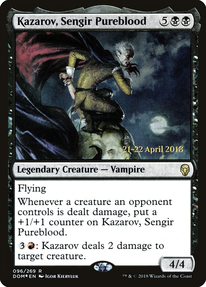 Kazarov, Sengir Pureblood [Dominaria Prerelease Promos] | Gear Gaming Bentonville