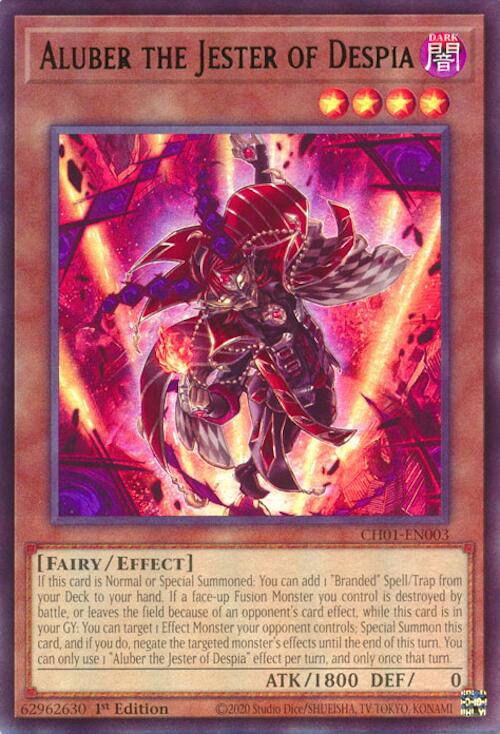 Aluber the Jester of Despia [CH01-EN003] Ultra Rare | Gear Gaming Bentonville