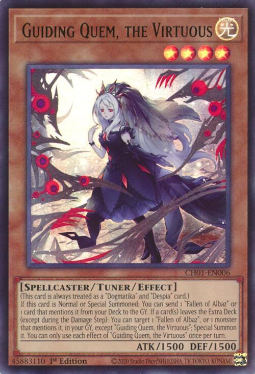 Guiding Quem, the Virtuous [CH01-EN006] Ultra Rare | Gear Gaming Bentonville