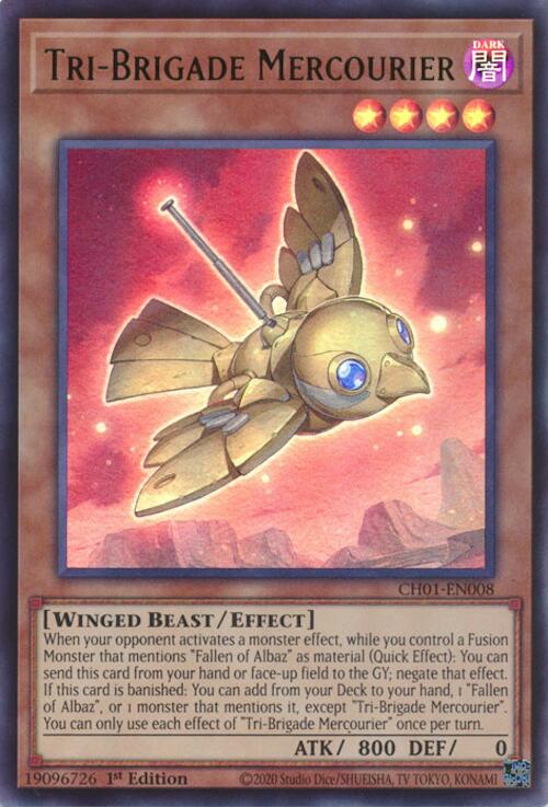 Tri-Brigade Mercourier [CH01-EN008] Ultra Rare | Gear Gaming Bentonville