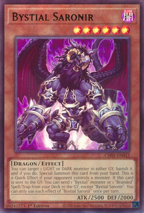 Bystial Saronir [CH01-EN012] Ultra Rare | Gear Gaming Bentonville