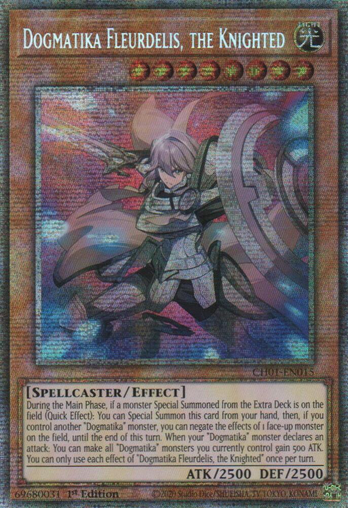 Dogmatika Fleurdelis, the Knighted (Starlight Rare) [CH01-EN015] Starlight Rare | Gear Gaming Bentonville