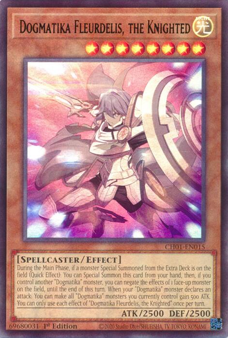 Dogmatika Fleurdelis, the Knighted [CH01-EN015] Ultra Rare | Gear Gaming Bentonville