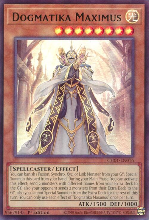 Dogmatika Maximus [CH01-EN016] Ultra Rare | Gear Gaming Bentonville