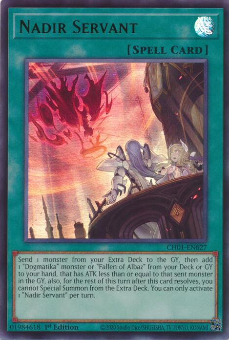 Nadir Servant [CH01-EN027] Ultra Rare | Gear Gaming Bentonville