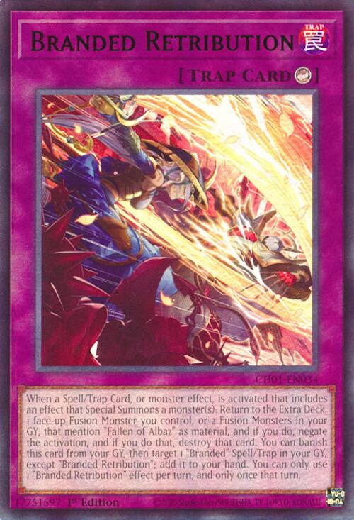 Branded Retribution [CH01-EN034] Ultra Rare | Gear Gaming Bentonville