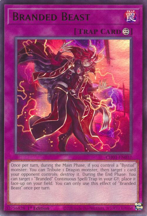 Branded Beast [CH01-EN037] Ultra Rare | Gear Gaming Bentonville