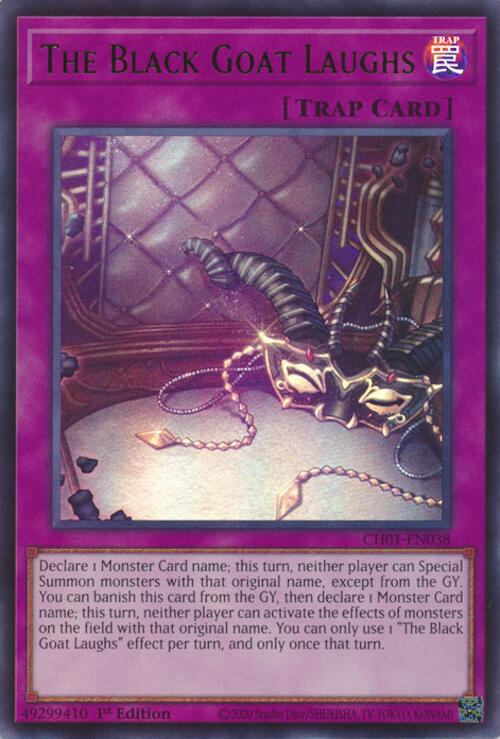 The Black Goat Laughs [CH01-EN038] Ultra Rare | Gear Gaming Bentonville