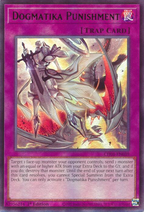 Dogmatika Punishment [CH01-EN039] Ultra Rare | Gear Gaming Bentonville