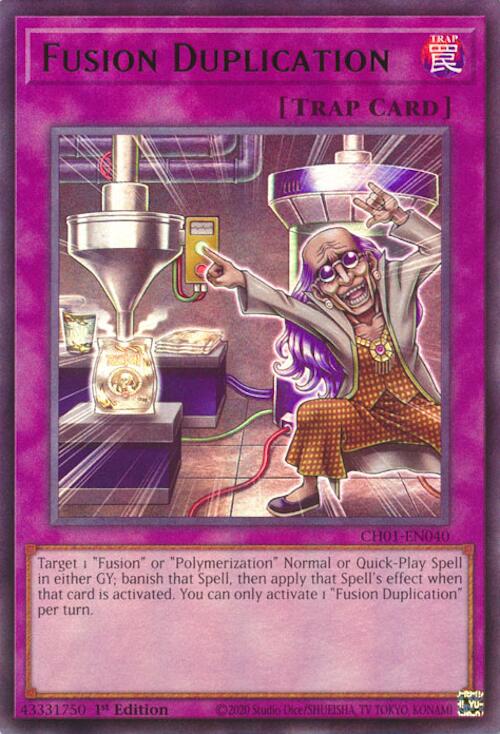 Fusion Duplication [CH01-EN040] Ultra Rare | Gear Gaming Bentonville