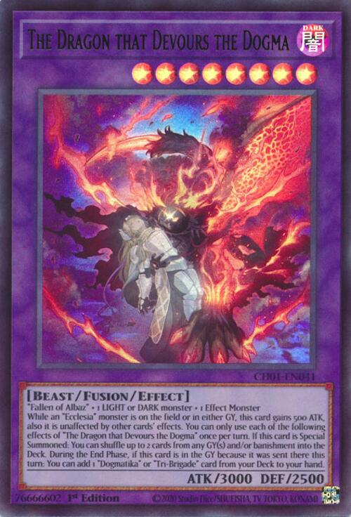 The Dragon that Devours the Dogma [CH01-EN041] Ultra Rare | Gear Gaming Bentonville