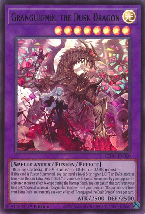 Granguignol the Dusk Dragon [CH01-EN050] Ultra Rare | Gear Gaming Bentonville