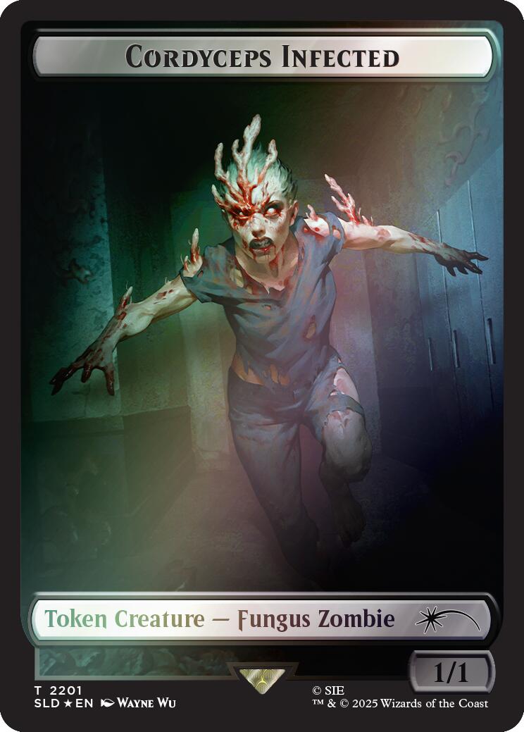 Cordyceps Infected Token (2201) (Rainbow Foil) [Secret Lair Drop Series] | Gear Gaming Bentonville