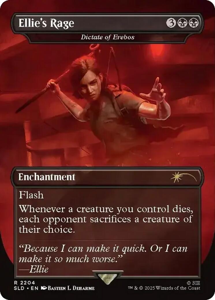 Ellie's Rage - Dictate of Erebos [Secret Lair Drop Series] | Gear Gaming Bentonville