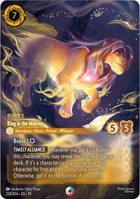Simba - King in the Making (Enchanted) (224/204) [Whispers in the Well] | Gear Gaming Bentonville