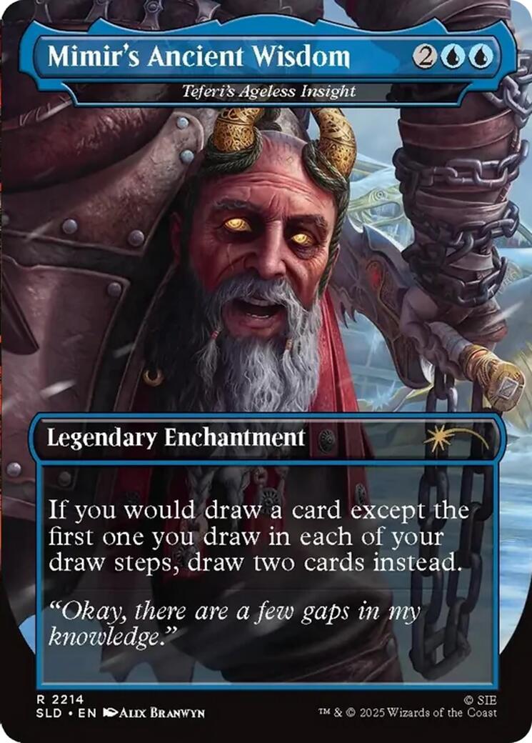 Mimir's Ancient Wisdom - Teferi's Ageless Insight [Secret Lair Drop Series] | Gear Gaming Bentonville