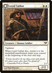 Loyal Cathar // Unhallowed Cathar [Dark Ascension] | Gear Gaming Bentonville