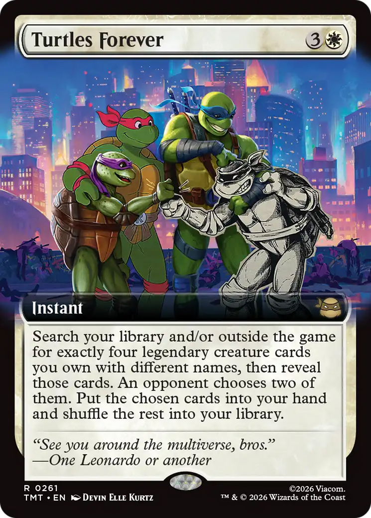 Turtles Forever (Extended Art) [Teenage Mutant Ninja Turtles] | Gear Gaming Bentonville