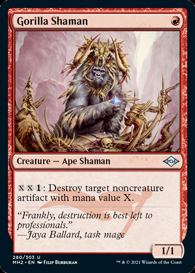 Gorilla Shaman (Foil Etched) [Modern Horizons 2] | Gear Gaming Bentonville