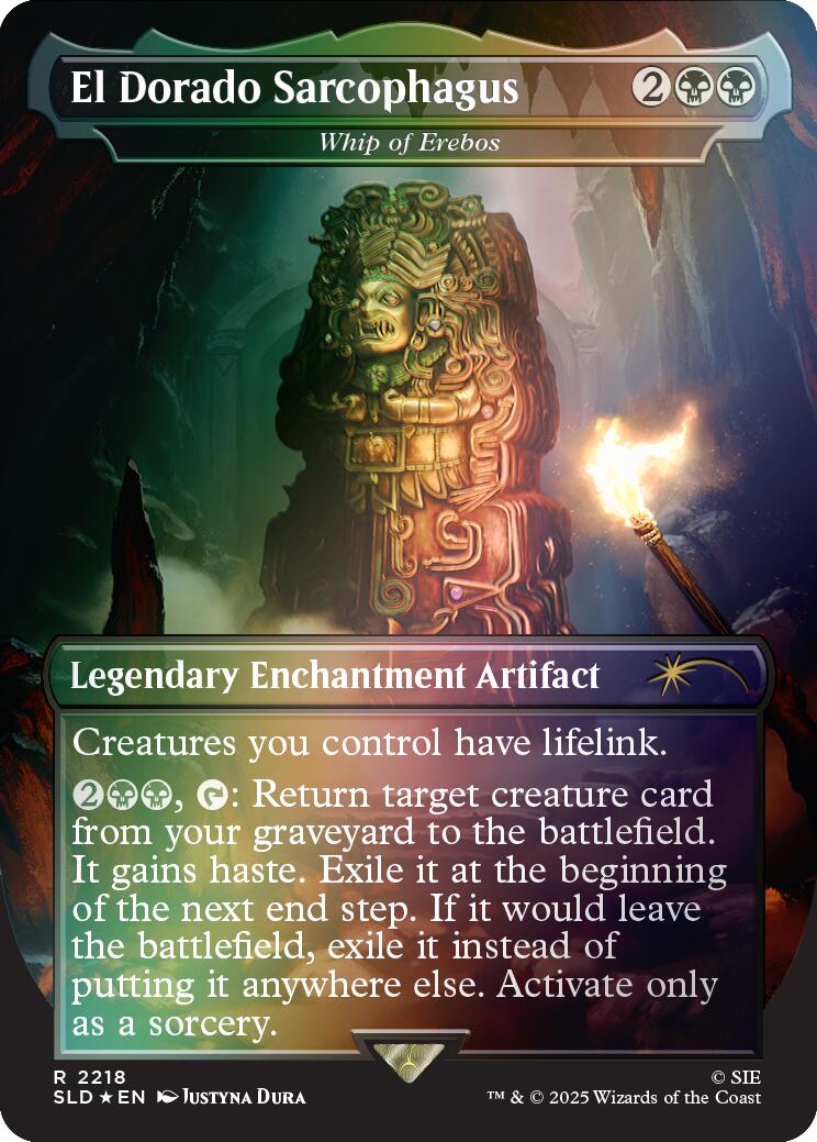 El Dorado Sarcophagus - Whip of Erebos (Rainbow Foil) [Secret Lair Drop Series] | Gear Gaming Bentonville