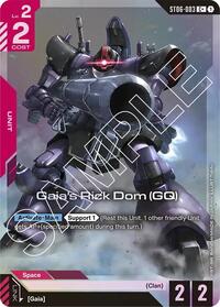 Gaia's Rick Dom (GQ) (C+) [Starter Deck 06: Clan Unity] | Gear Gaming Bentonville