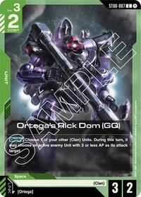 Ortega's Rick Dom (GQ) [Starter Deck 06: Clan Unity] | Gear Gaming Bentonville