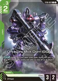 Ortega's Rick Dom (GQ) (C+) [Starter Deck 06: Clan Unity] | Gear Gaming Bentonville