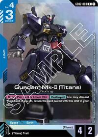 Gundam Mk-II (Titans) (Store Tournament Participant Pack 02) (GD02-003) [Gundam Promotional Cards] | Gear Gaming Bentonville
