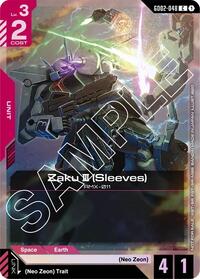 Zaku III (Sleeves) (Store Tournament Participant Pack 02) (GD02-048) [Gundam Promotional Cards] | Gear Gaming Bentonville