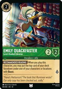 Emily Quackfaster - Level-Headed Librarian (80/204) [Whispers in the Well] | Gear Gaming Bentonville