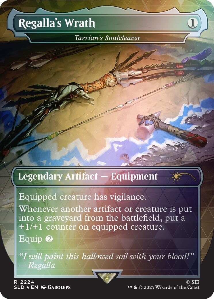 Regalla's Wrath - Tarrian's Soulcleaver (Rainbow Foil) [Secret Lair Drop Series] | Gear Gaming Bentonville