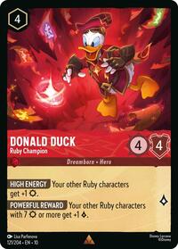 Donald Duck - Ruby Champion (121/204) [Whispers in the Well] | Gear Gaming Bentonville