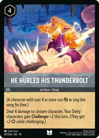 He Hurled His Thunderbolt (197/204) [Whispers in the Well] | Gear Gaming Bentonville