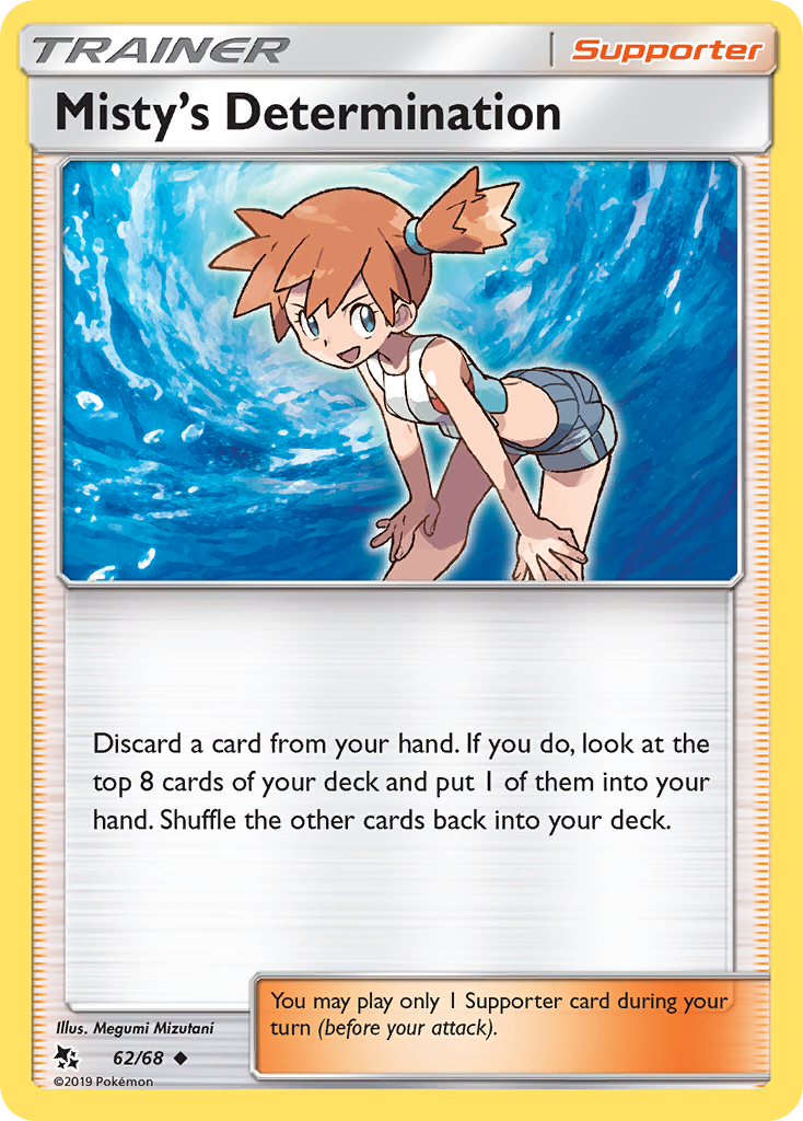 Misty's Determination (62/68) [Sun & Moon: Hidden Fates] | Gear Gaming Bentonville
