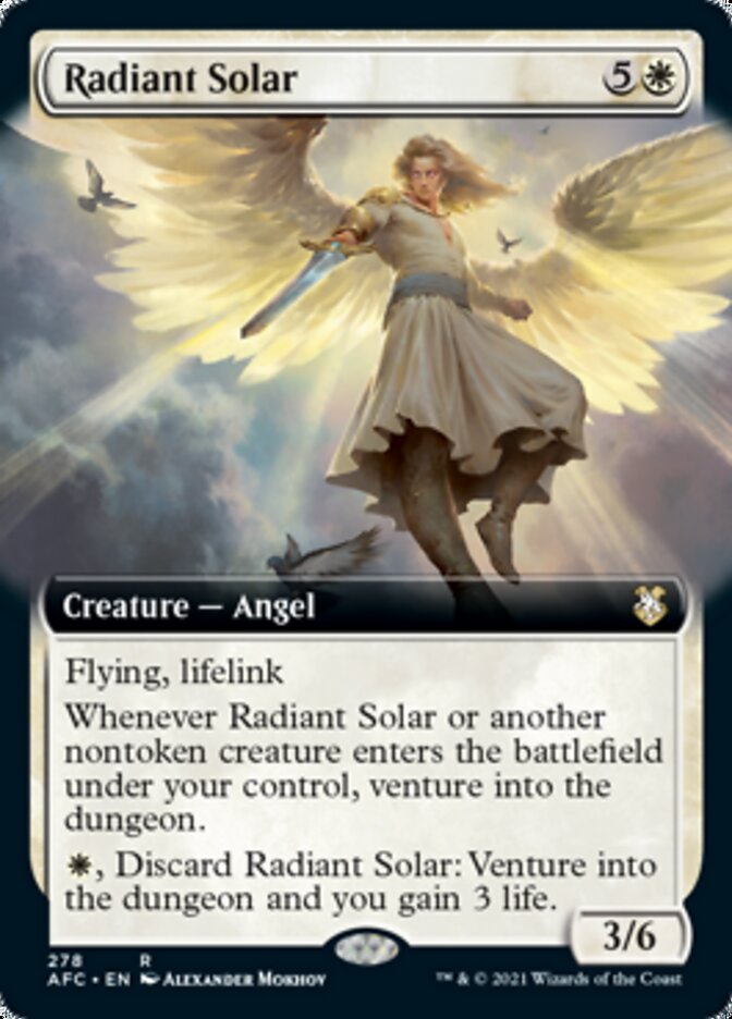 Radiant Solar (Extended Art) [Dungeons & Dragons: Adventures in the Forgotten Realms Commander] | Gear Gaming Bentonville