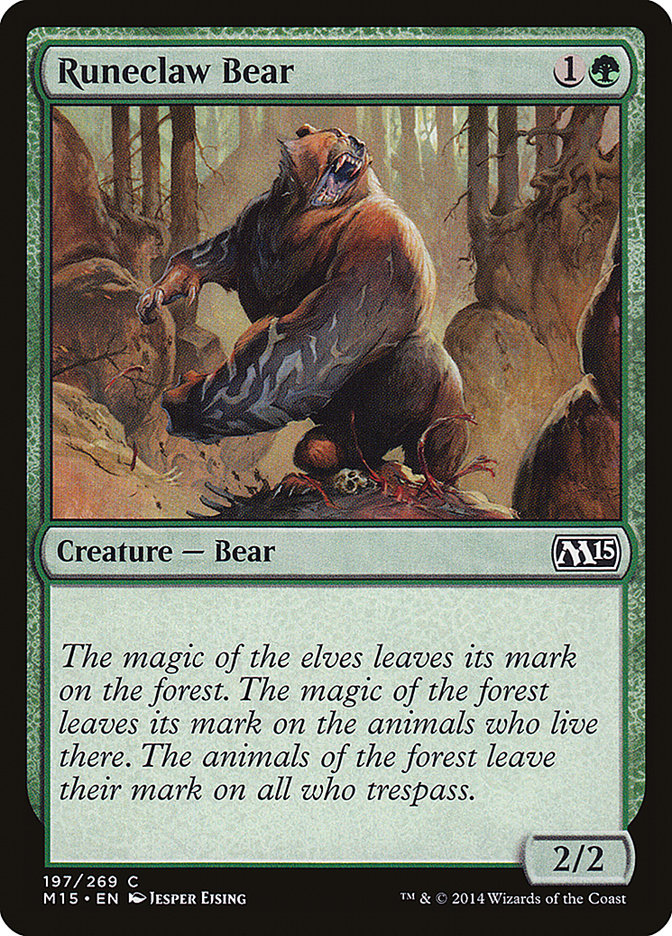 Runeclaw Bear [Magic 2015] | Gear Gaming Bentonville