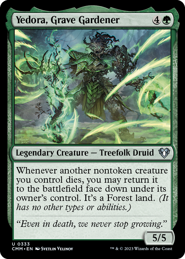 Yedora, Grave Gardener [Commander Masters] | Gear Gaming Bentonville