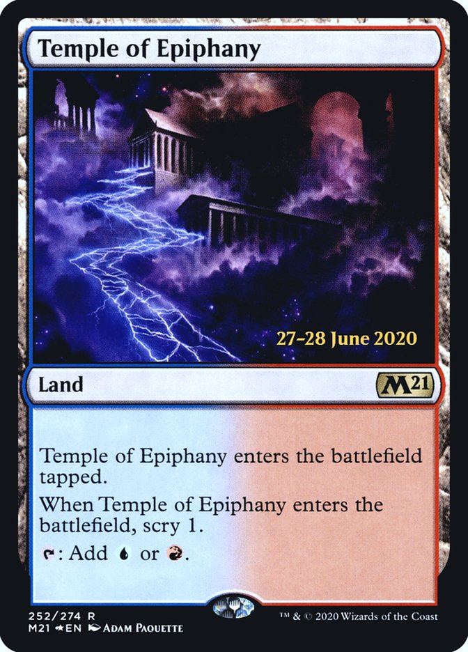 Temple of Epiphany [Core Set 2021 Prerelease Promos] | Gear Gaming Bentonville