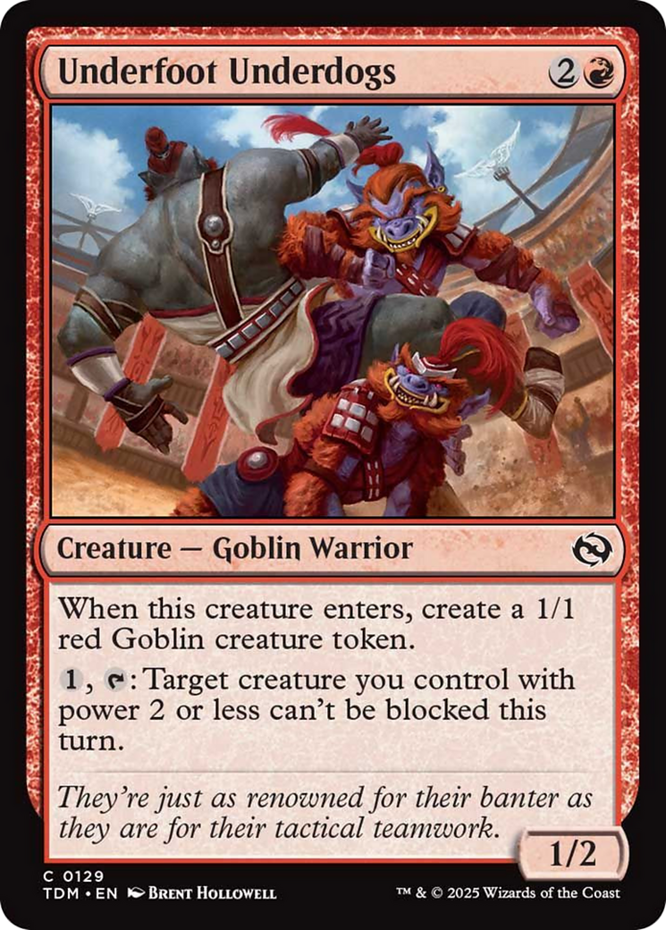 Underfoot Underdogs [Tarkir: Dragonstorm] | Gear Gaming Bentonville