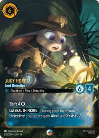 Judy Hopps - Lead Detective (Enchanted) (235/204) [Whispers in the Well] | Gear Gaming Bentonville