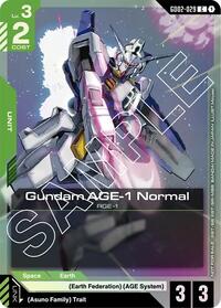 Gundam AGE-1 Normal (GD02-029) (GD02 Release Event) (GD02-029) [Gundam Promotional Cards] | Gear Gaming Bentonville