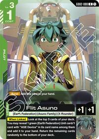 Flit Asuno (GD02 Release Event) (GD02-088) [Gundam Promotional Cards] | Gear Gaming Bentonville