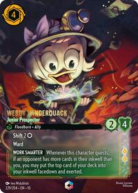 Webby Vanderquack - Junior Prospector (Enchanted) (229/204) [Whispers in the Well] | Gear Gaming Bentonville