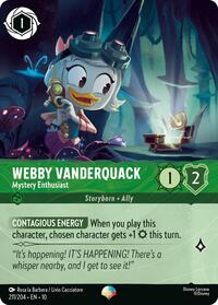 Webby Vanderquack - Mystery Enthusiast (Epic) (211/204) [Whispers in the Well] | Gear Gaming Bentonville