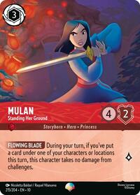 Mulan - Standing Her Ground (Epic) (215/204) [Whispers in the Well] | Gear Gaming Bentonville